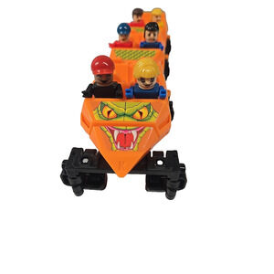 Knex Screamin Serpent Roller Coaster REPLACEMENT Cars With People Retired READ